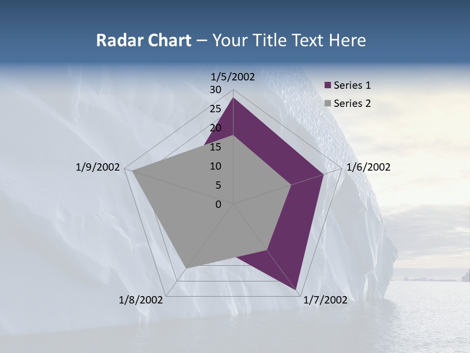 Freeze Ice Remote PowerPoint Template