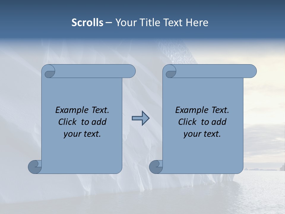 Freeze Ice Remote PowerPoint Template