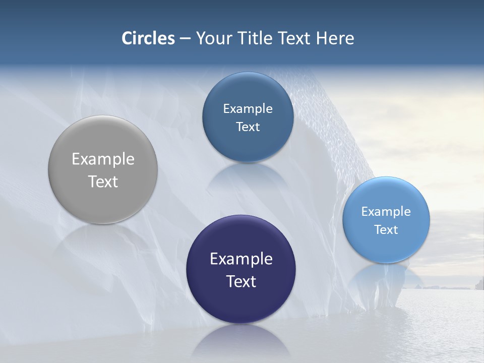 Freeze Ice Remote PowerPoint Template