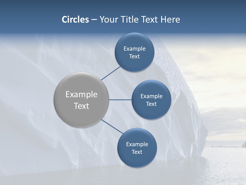 Freeze Ice Remote PowerPoint Template