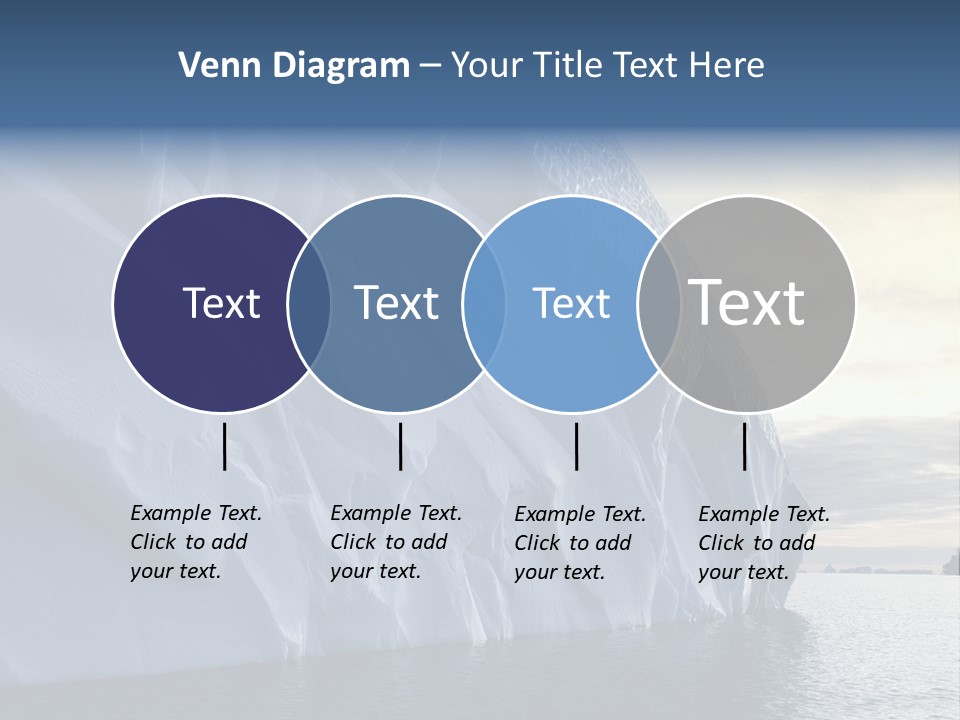 Freeze Ice Remote PowerPoint Template