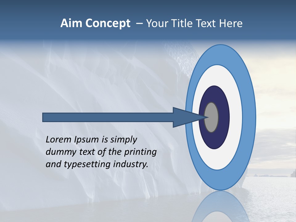 Freeze Ice Remote PowerPoint Template