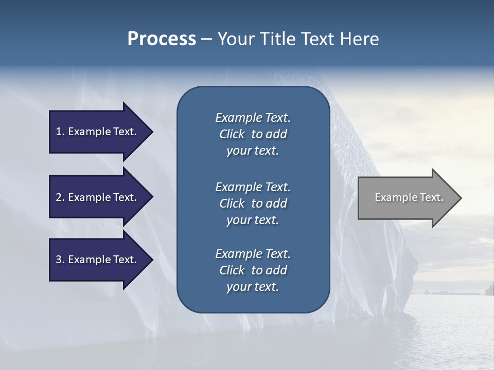 Freeze Ice Remote PowerPoint Template