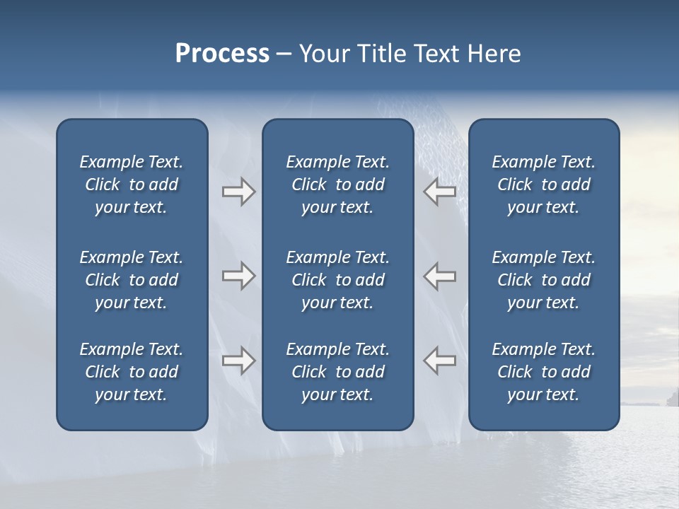 Freeze Ice Remote PowerPoint Template