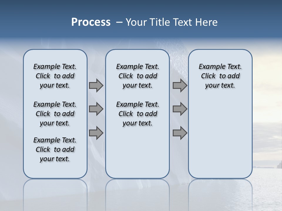 Freeze Ice Remote PowerPoint Template