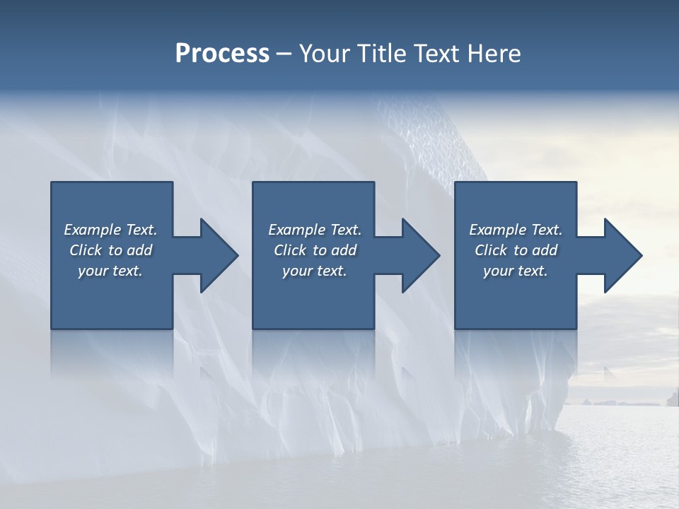 Freeze Ice Remote PowerPoint Template