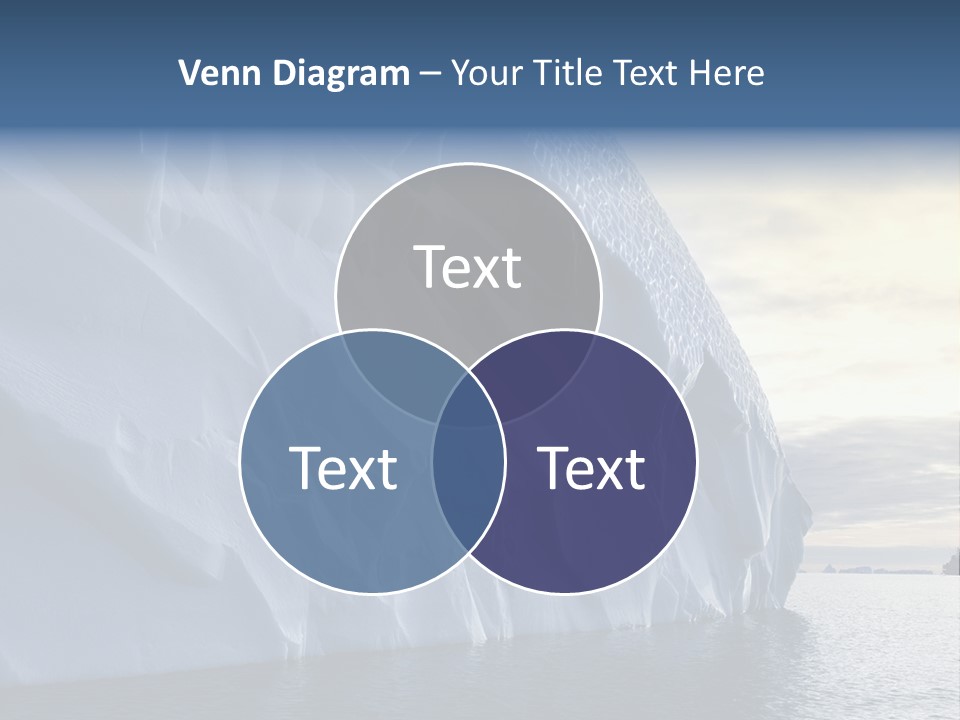 Freeze Ice Remote PowerPoint Template