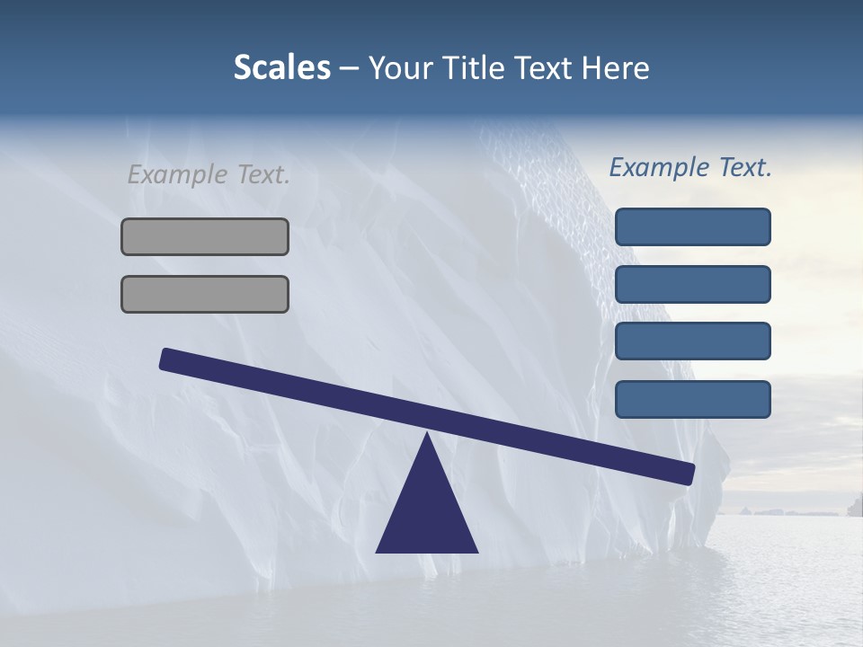 Freeze Ice Remote PowerPoint Template