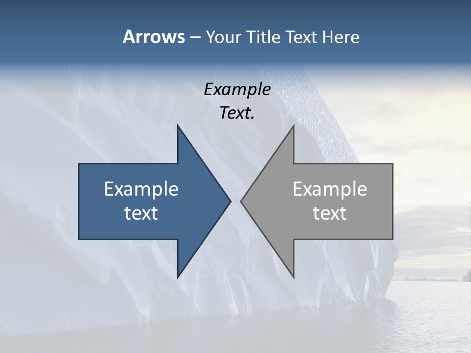 Freeze Ice Remote PowerPoint Template