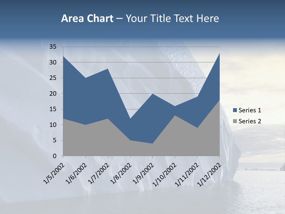 Freeze Ice Remote PowerPoint Template