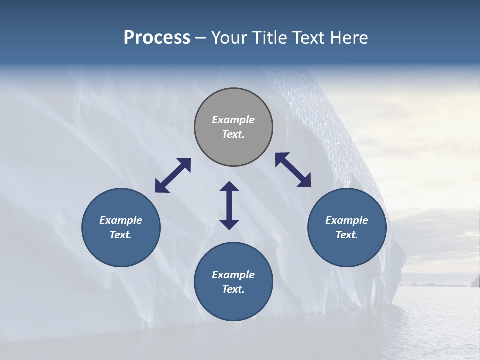 Freeze Ice Remote PowerPoint Template