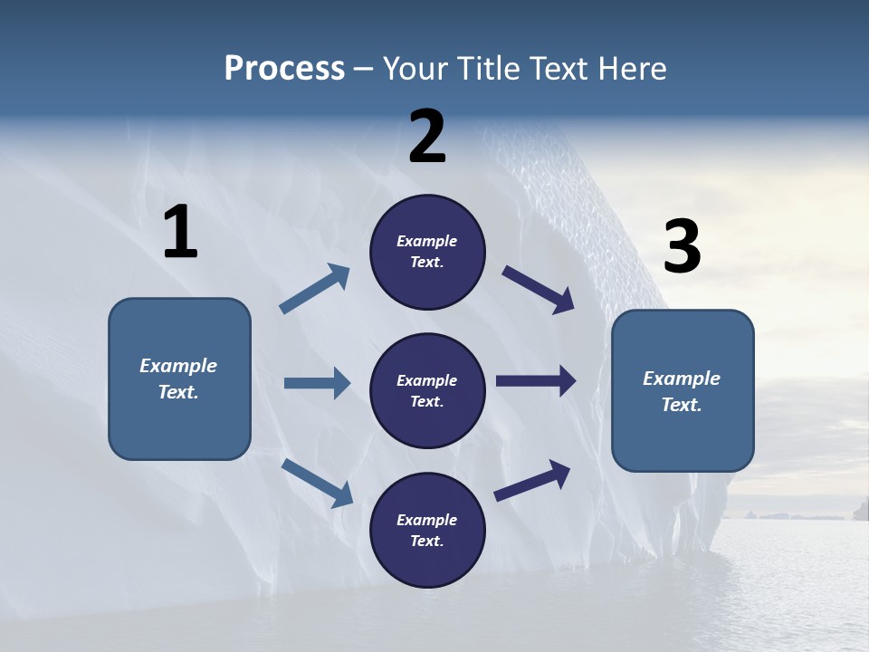 Freeze Ice Remote PowerPoint Template
