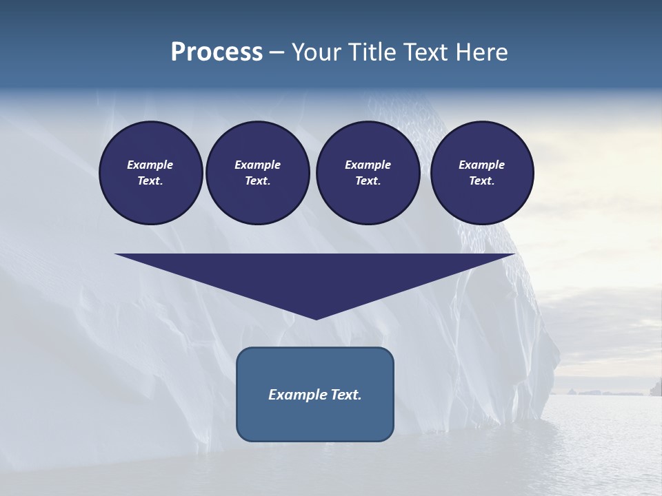 Freeze Ice Remote PowerPoint Template