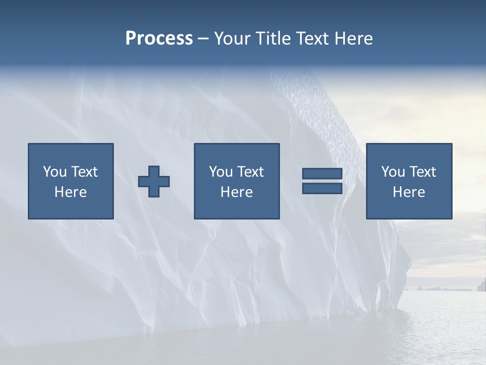 Freeze Ice Remote PowerPoint Template