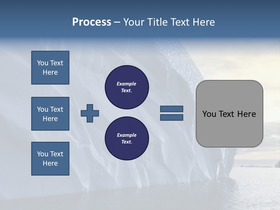 Freeze Ice Remote PowerPoint Template