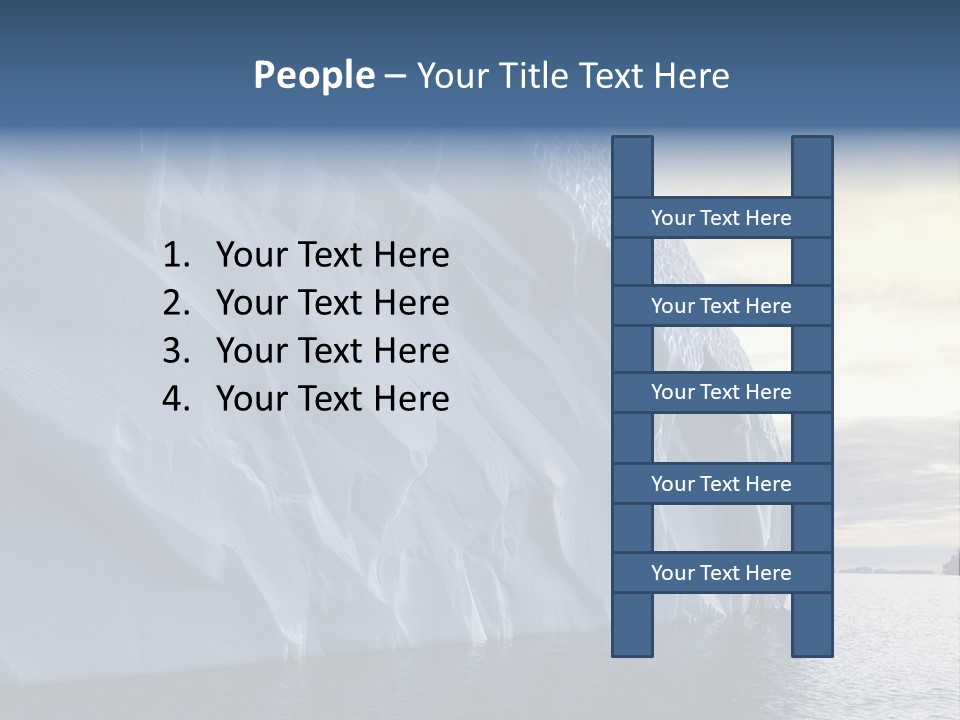 Freeze Ice Remote PowerPoint Template