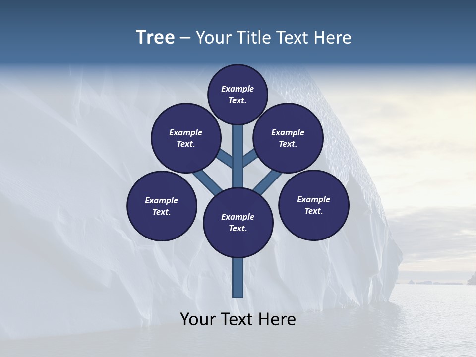 Freeze Ice Remote PowerPoint Template
