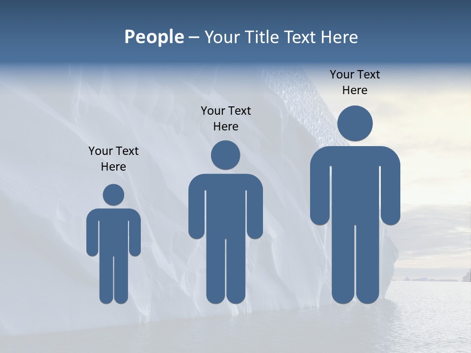 Freeze Ice Remote PowerPoint Template