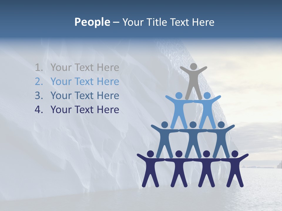 Freeze Ice Remote PowerPoint Template