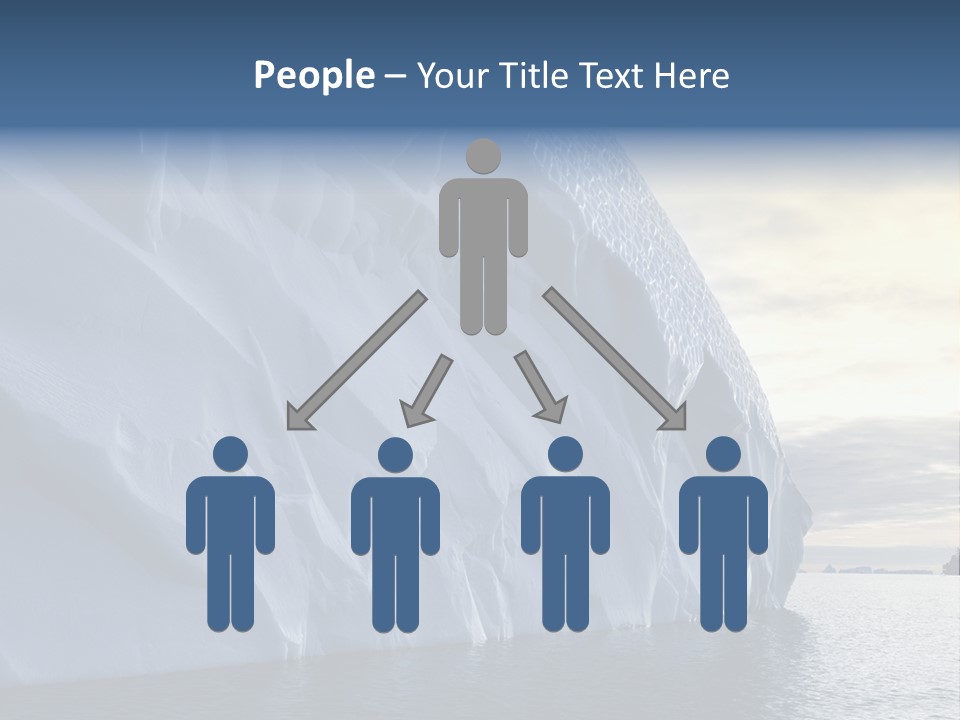 Freeze Ice Remote PowerPoint Template