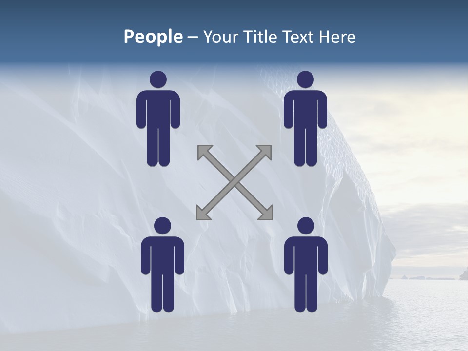 Freeze Ice Remote PowerPoint Template