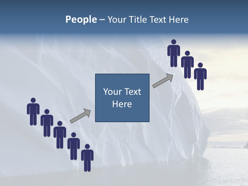 Freeze Ice Remote PowerPoint Template