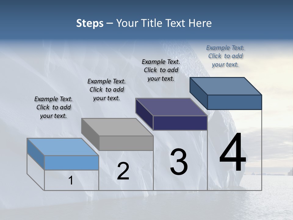 Freeze Ice Remote PowerPoint Template