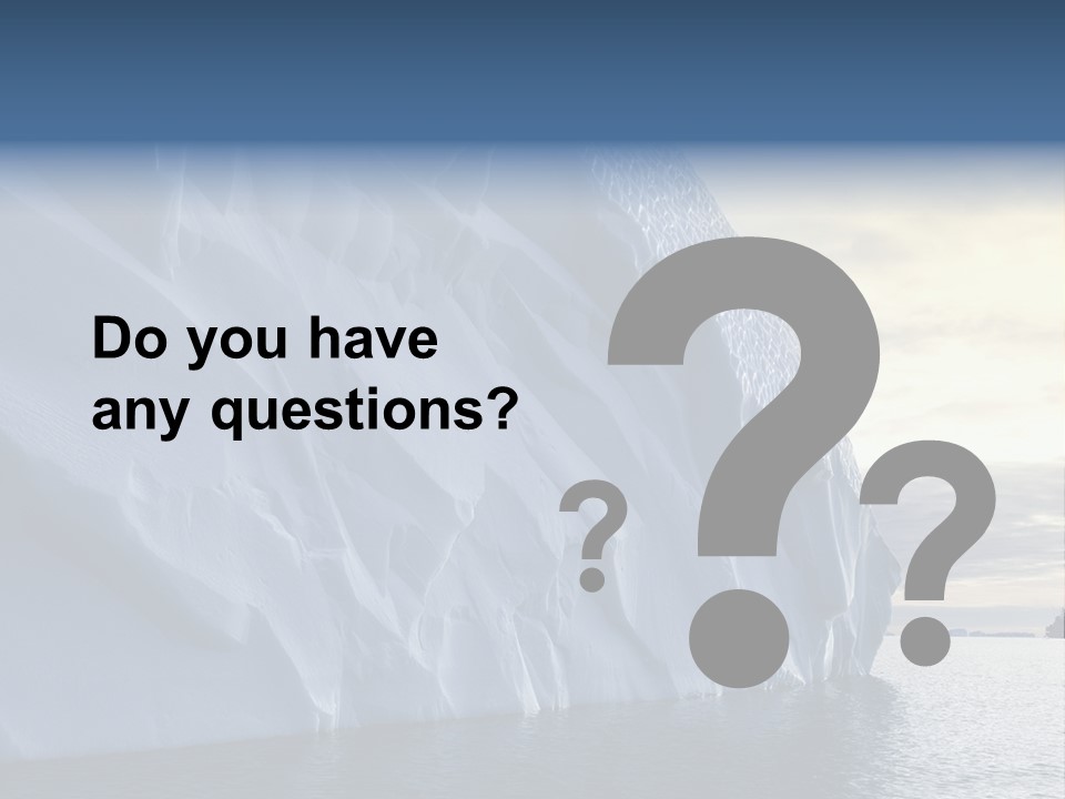 Freeze Ice Remote PowerPoint Template