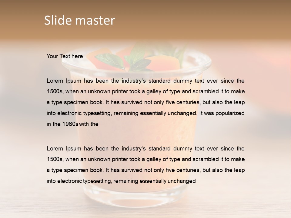 Season Garden Vector PowerPoint Template