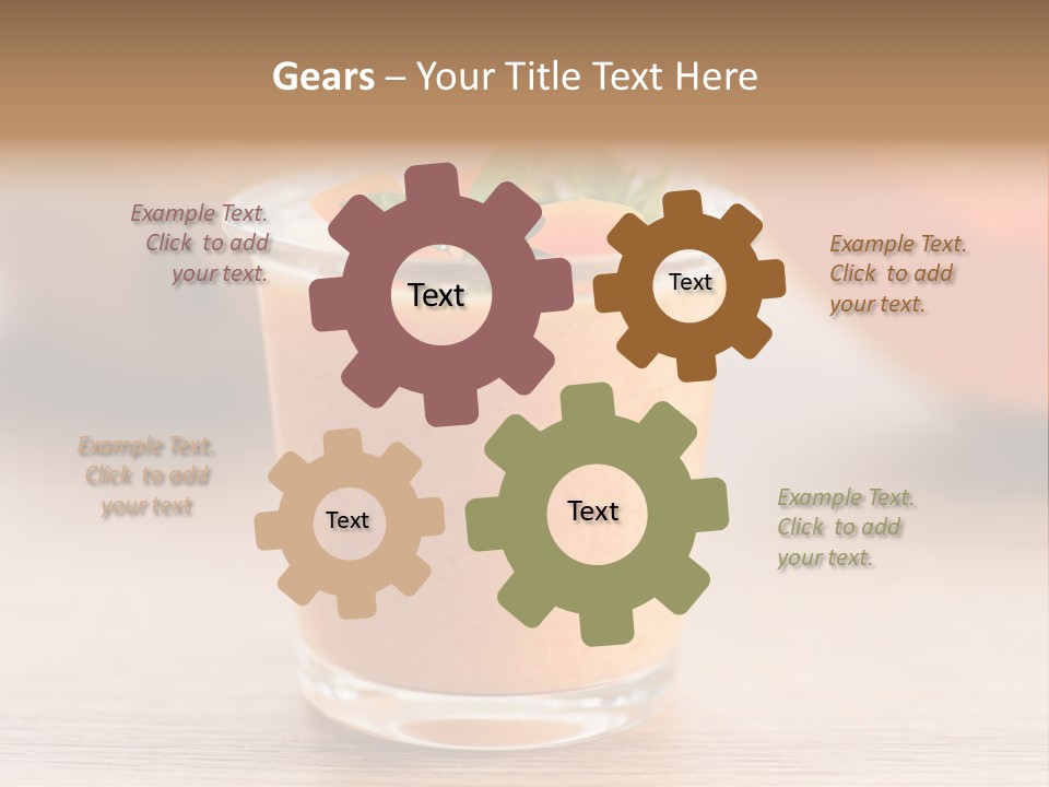 Season Garden Vector PowerPoint Template