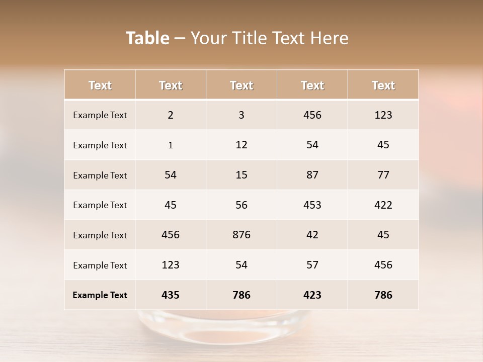 Season Garden Vector PowerPoint Template