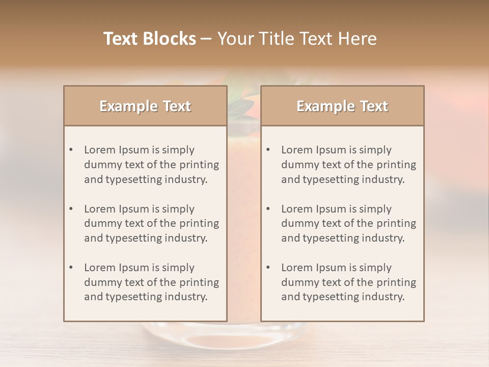 Season Garden Vector PowerPoint Template