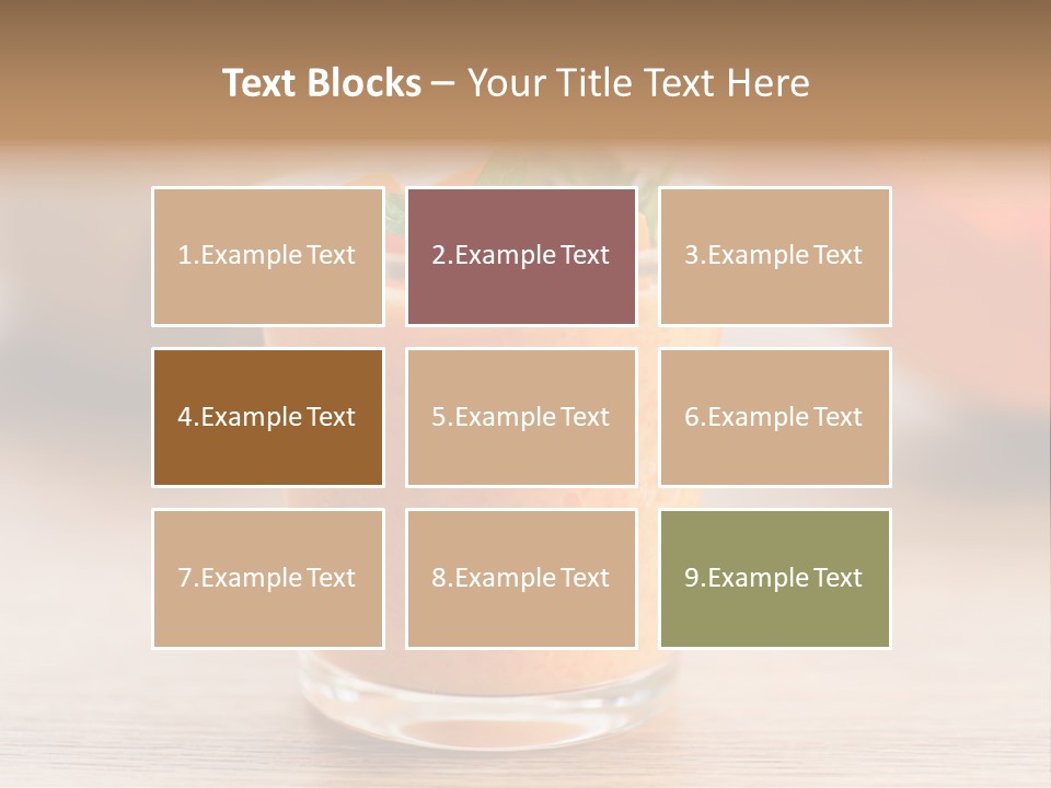 Season Garden Vector PowerPoint Template