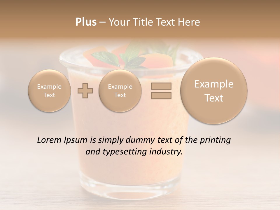 Season Garden Vector PowerPoint Template