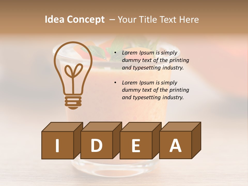 Season Garden Vector PowerPoint Template