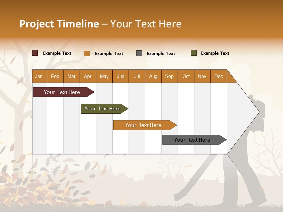 Season Garden Vector PowerPoint Template