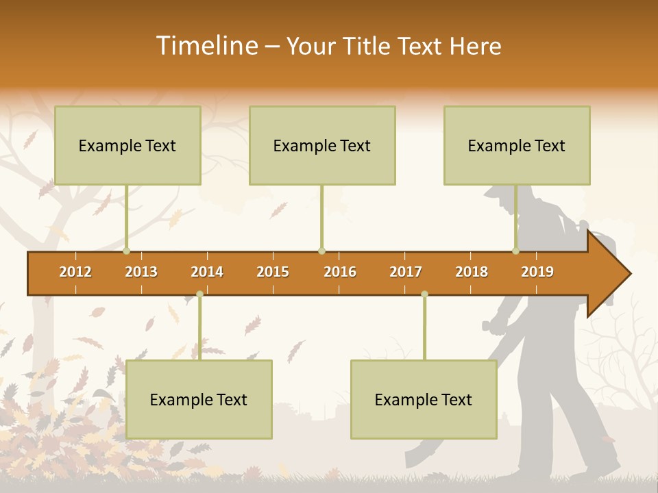 Season Garden Vector PowerPoint Template