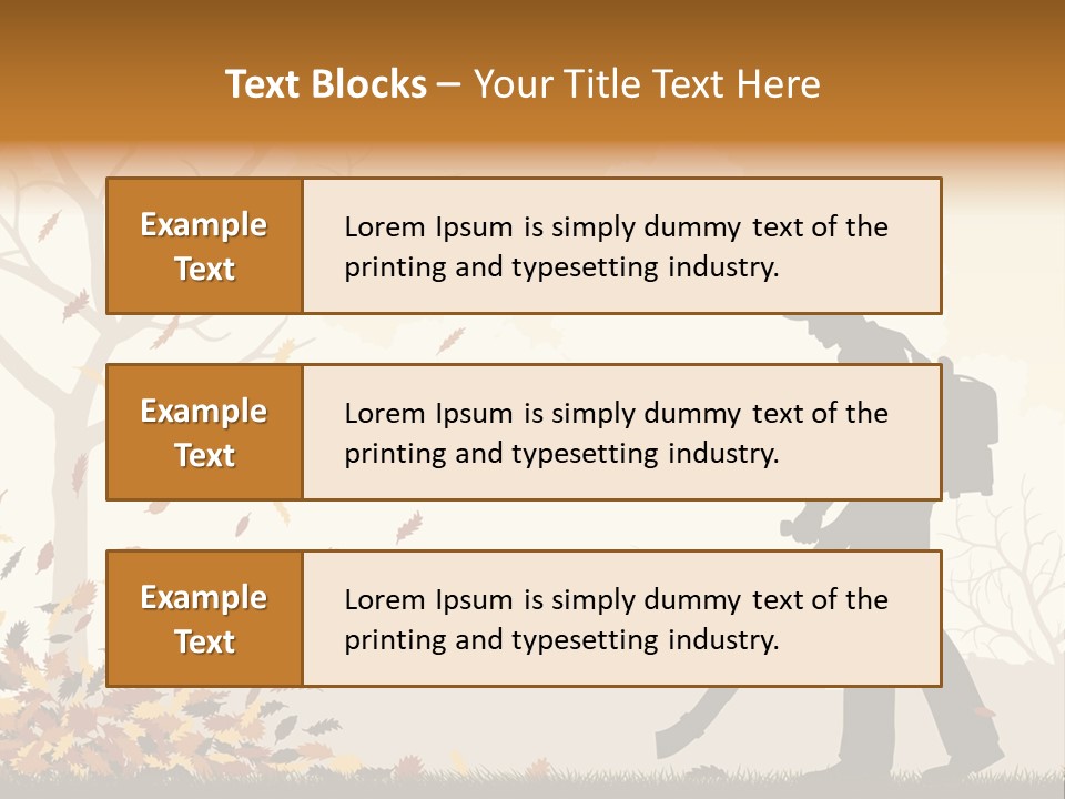 Season Garden Vector PowerPoint Template
