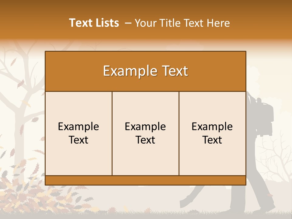 Season Garden Vector PowerPoint Template