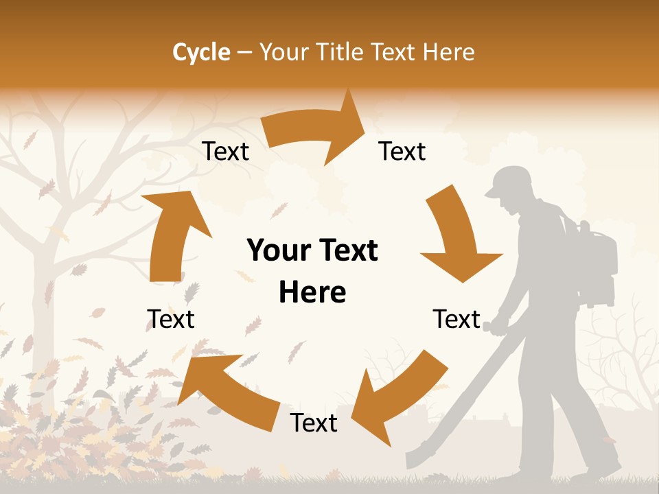 Season Garden Vector PowerPoint Template