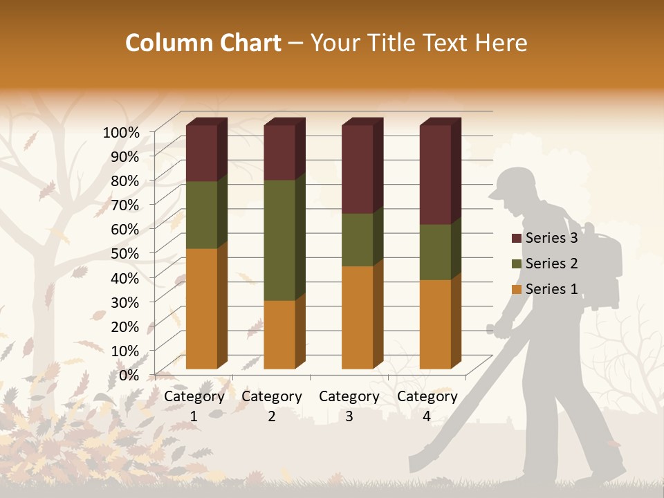 Season Garden Vector PowerPoint Template