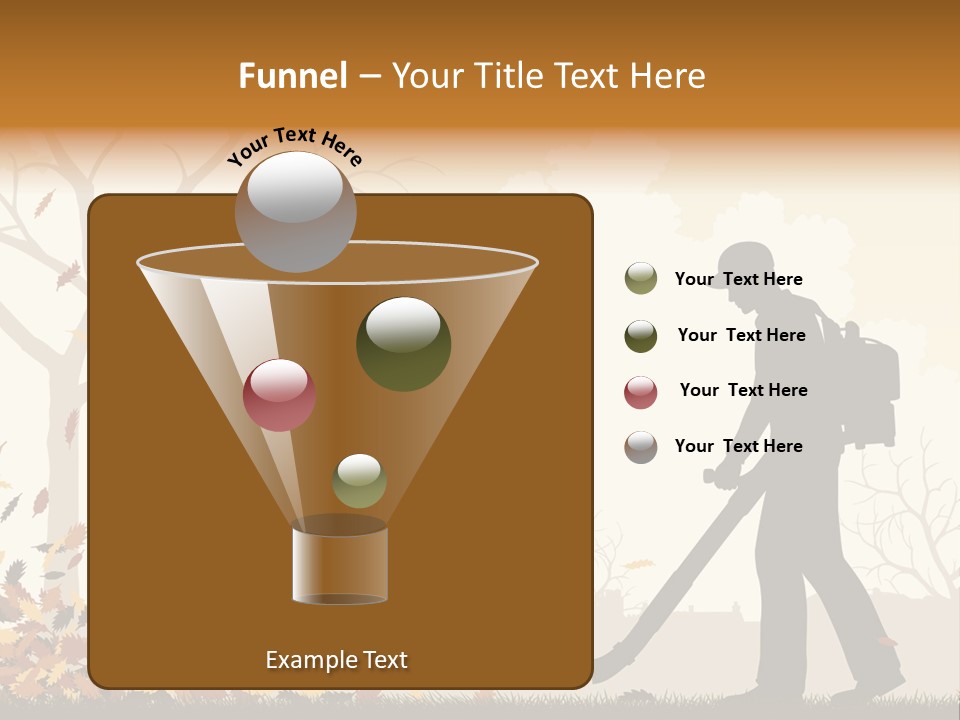 Season Garden Vector PowerPoint Template