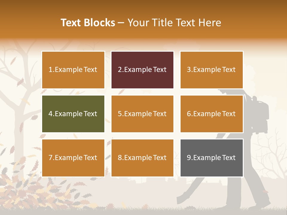 Season Garden Vector PowerPoint Template