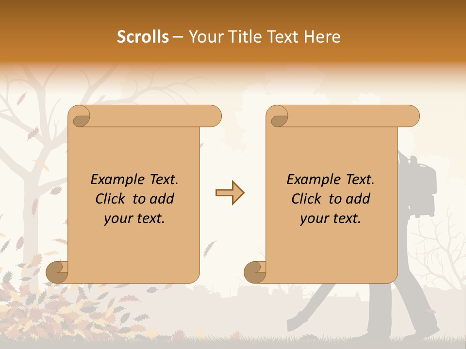 Season Garden Vector PowerPoint Template