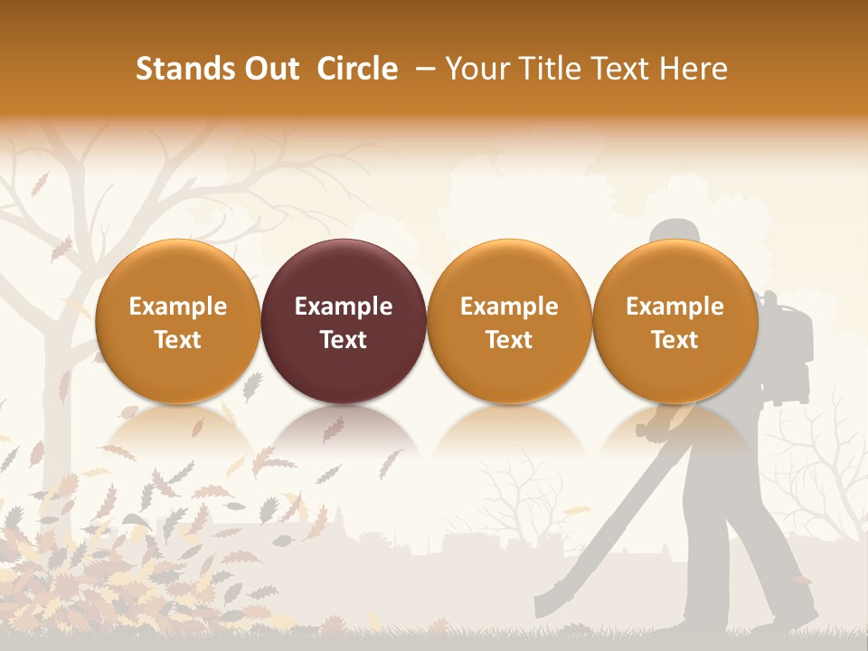 Season Garden Vector PowerPoint Template