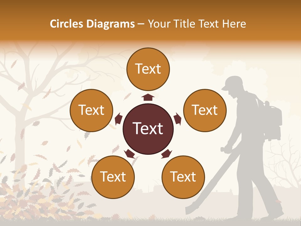 Season Garden Vector PowerPoint Template