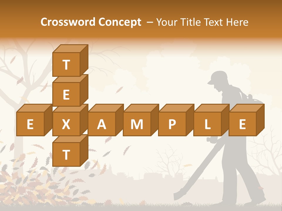 Season Garden Vector PowerPoint Template