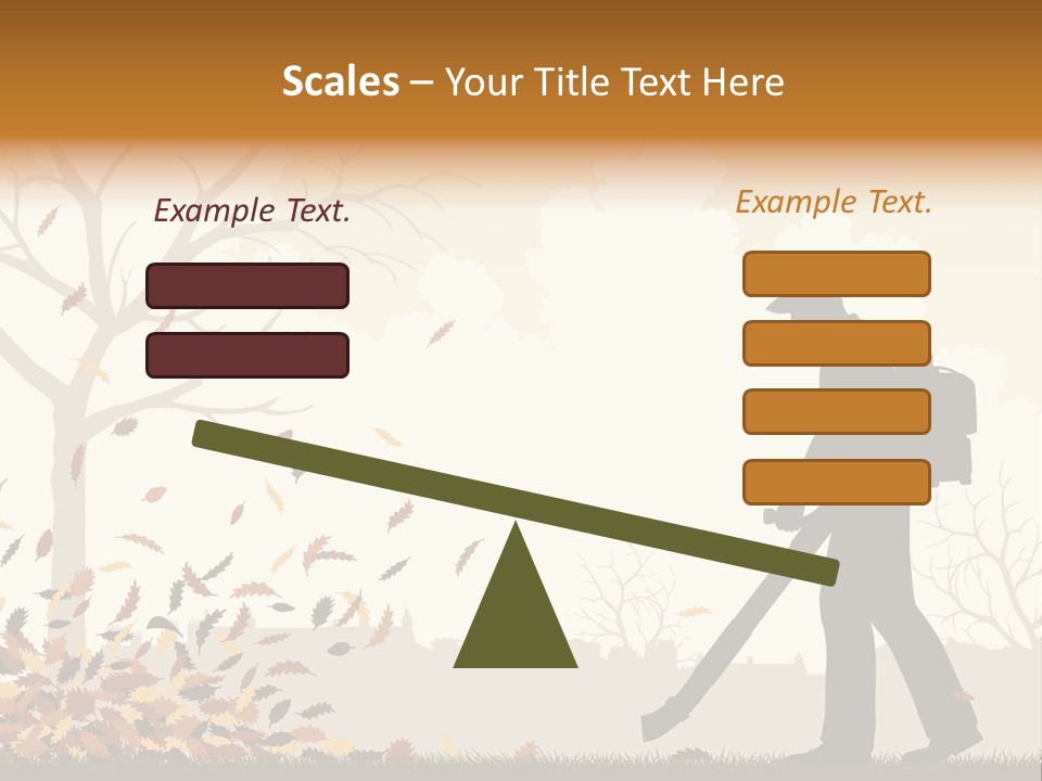 Season Garden Vector PowerPoint Template