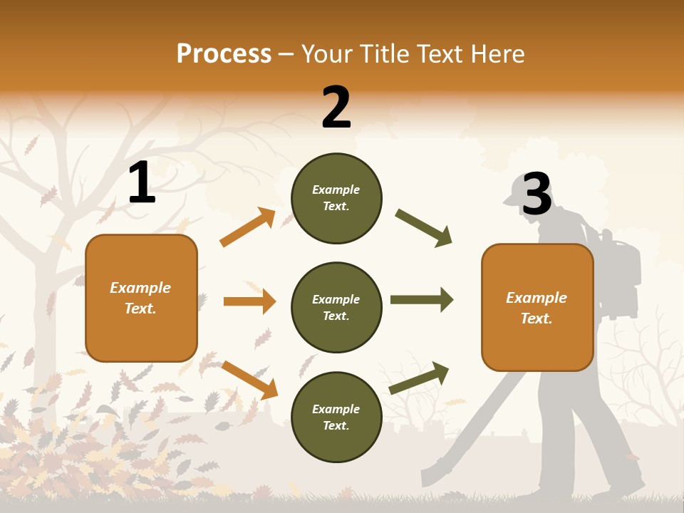Season Garden Vector PowerPoint Template