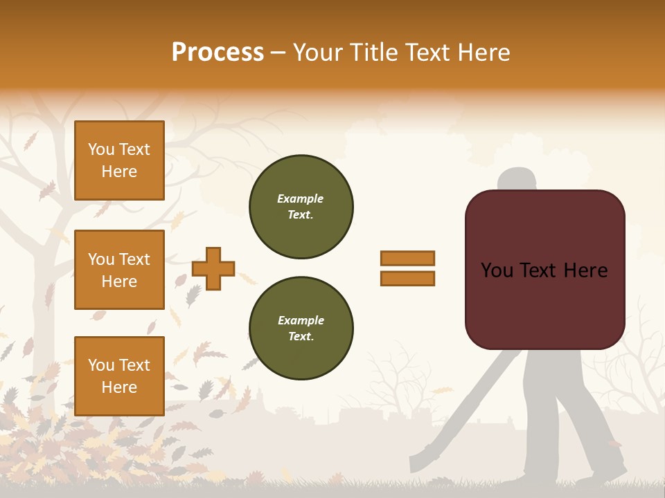 Season Garden Vector PowerPoint Template